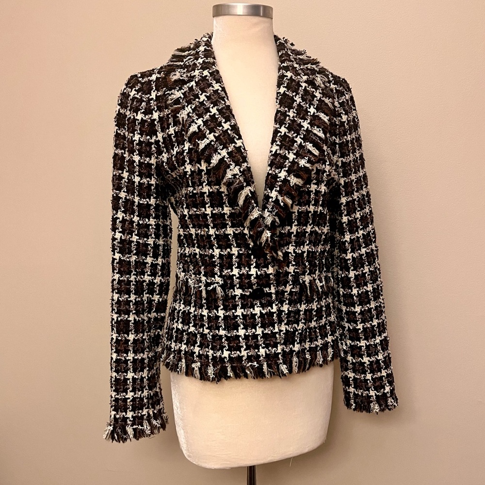 AVENUE MONTAIGNE Tweed Blazer